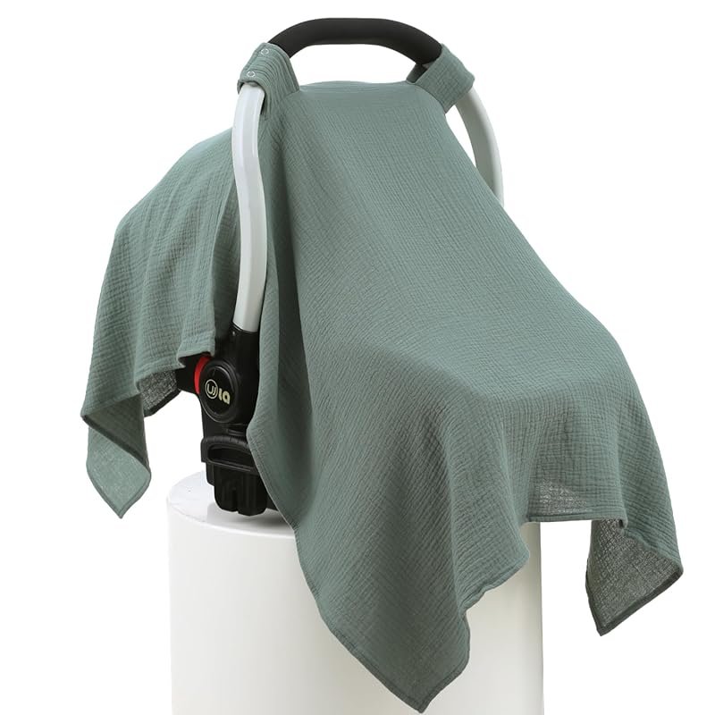Muslin Cotton Baby Car Seat Cover