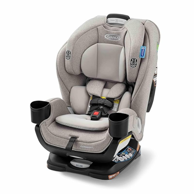 Graco Extend2Fit 3-in-1 Convertible Car Seat with Adjustable Legroom f