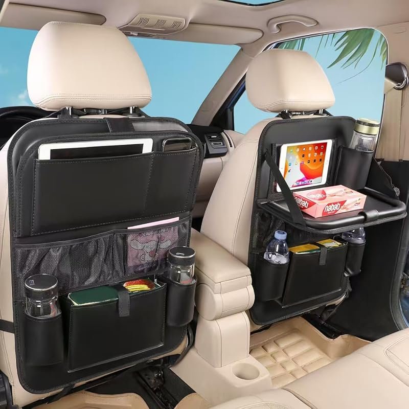 Leather Car Backseat Organizer