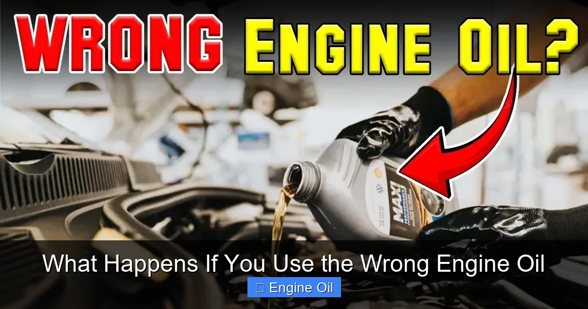 Engine Oil Viscosity and Specifications