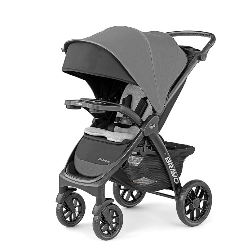 Chicco Bravo LE Lightweight Stroller with Car Seat Compatibility, GREE