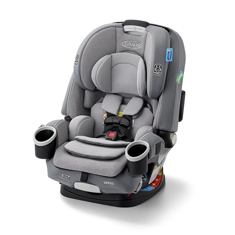 Graco 4Ever DLX 4-in-1 Convertible Car Seat, 10-Year Use, Rear-Facing