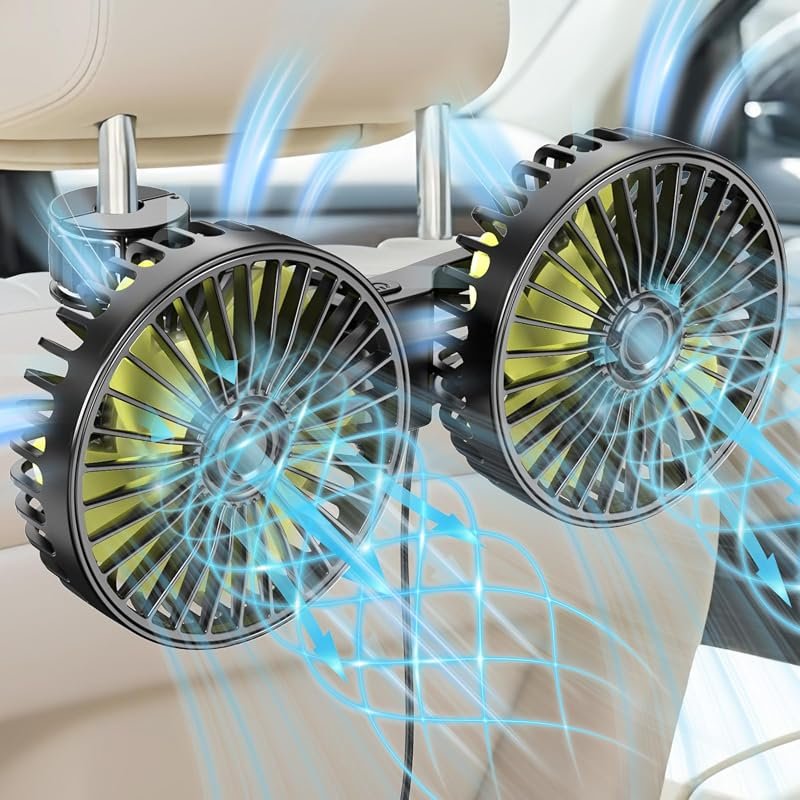 USB Car Headrest Fan