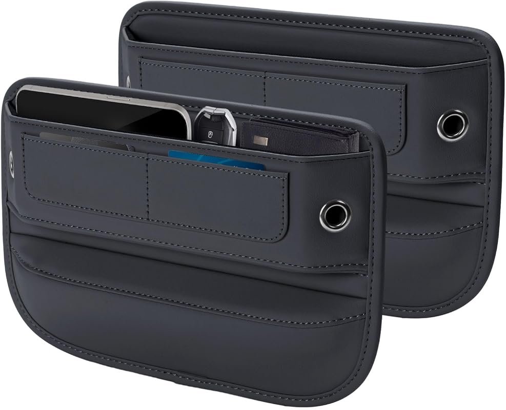 Universal Leather Console Organizer