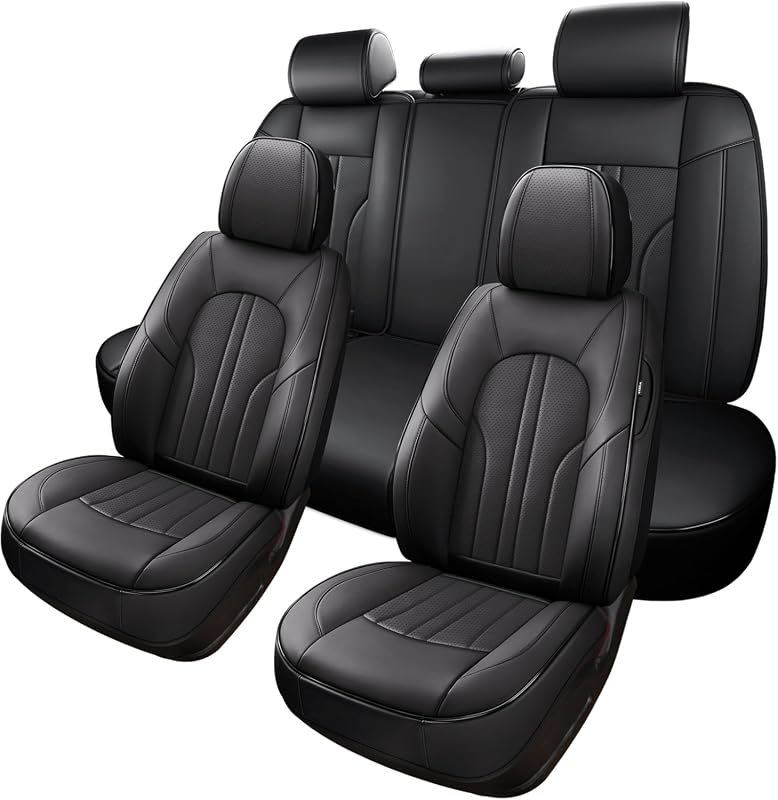 MINGBRON Universal Nappa Leather Car Seat Covers