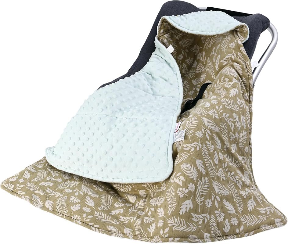 Minky Dot Car Seat Blanket