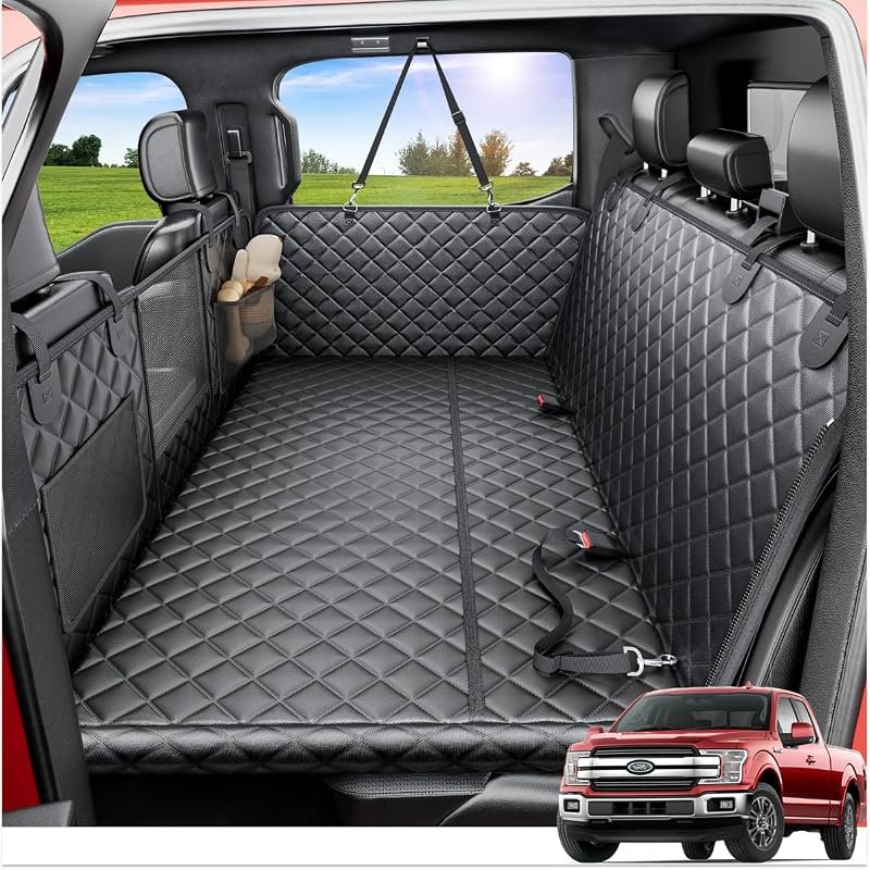 REEVAA Hard Bottom Dog Seat Cover