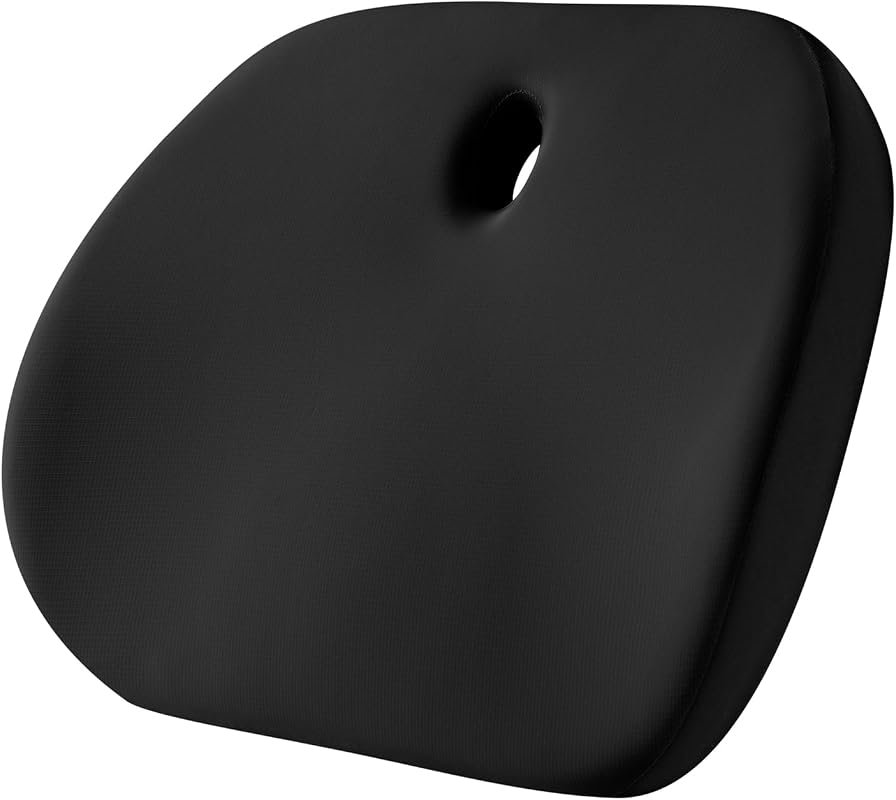 Road Comforts Premium Memory Foam Seat Cushion for Sciatica Back Pain 